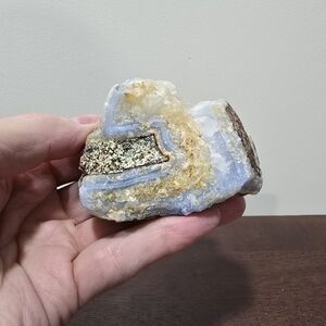 Blue Lace Agate Crystal Specimen